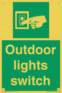 Outdoor lights switch
